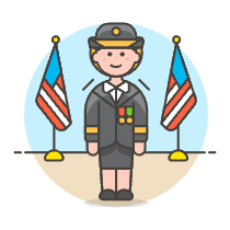 General Honor 2 Illustration from UX Colors Set