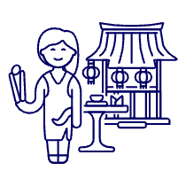 Chinese Restaurant 1 Illustration from UX Line Set