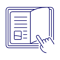 Reading E Book 1 Illustration from UX Line Set