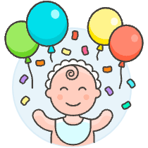 Baby Balloon 1 Illustration from UX Colors Set