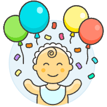 Baby Balloon 2 Illustration from UX Colors Set