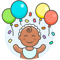 Baby Balloon 3 Illustration from UX Colors Set