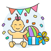 Baby Party 2 Illustration from UX Colors Set