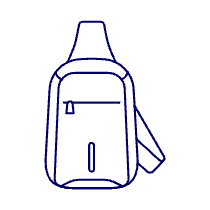 CROSS BODY Bag Illustration from UX Line Set