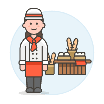 Baker 2 Illustration from UX Colors Set