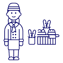 Baker 2 Illustration from UX Line Set