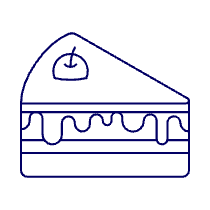 Chocolate Cake 1 Illustration from UX Line Set