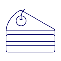Chocolate Cake 2 Illustration from UX Line Set