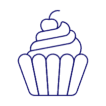 Cupcake 1 Illustration from UX Line Set