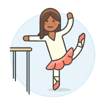 Sports Ballet 3 Illustration from UX Colors Set