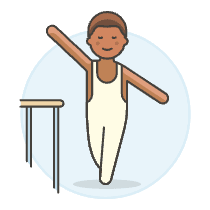 Sports Ballet 5 Illustration from UX Colors Set