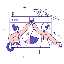 Business Startup Women Led Startup Company 01 Illustration from Bangalore - Pro Set