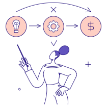 Business Strategy Introduction Of Product 01 Illustration from Bangalore - Pro Set
