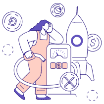 Gas Fees Altcoins Illustration from Bangalore - Pro Set