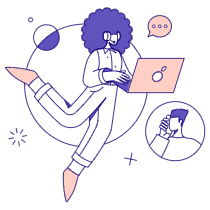 Customer Service Support Call Center Illustration from Bangalore - Pro Set