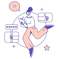 Customer Service Support Listening To Feedback Illustration from Bangalore - Pro Set