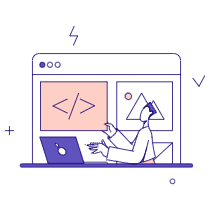 Development Coding A Website 01 Illustration from Bangalore - Pro Set