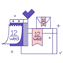 Same Day Delivery Illustration from Bangalore - Pro Set