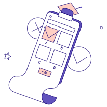 Education Online Exams Tests 01 Illustration from Bangalore - Pro Set