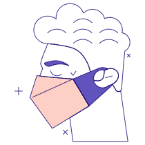Facemask 01 Illustration from Bangalore - Pro Set