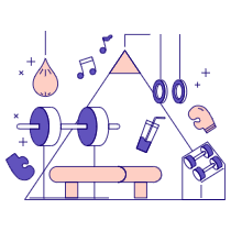 Gym 01 Illustration from Bangalore - Pro Set