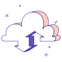 Cloud Sync 2 Illustration from Bangalore - Pro Set