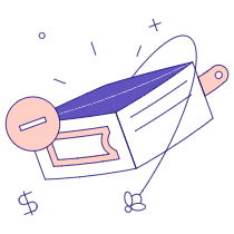 Interface E Commerce Empty Wallet 01 Illustration from Bangalore - Pro Set
