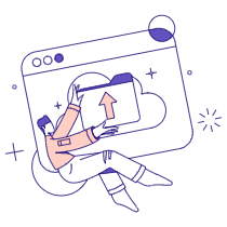 Interface Uploading 01 Illustration from Bangalore - Pro Set