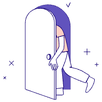 Logged Out Illustration from Bangalore - Pro Set