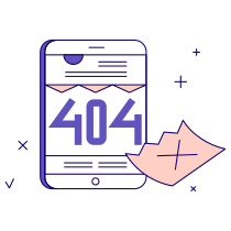 Page Not Found Error 404 Illustration from Bangalore - Pro Set
