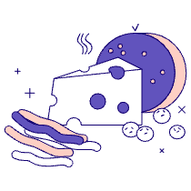 Cheese Illustration from Bangalore - Pro Set
