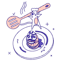 Chef Dish Illustration from Bangalore - Pro Set