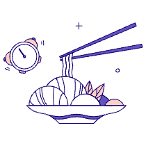 Dinner Illustration from Bangalore - Pro Set