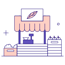 Eco Shop Market Illustration from Bangalore - Pro Set