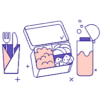 Lunch Set Illustration from Bangalore - Pro Set