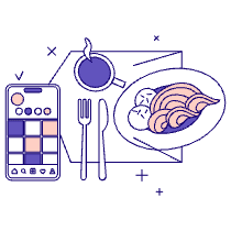 Making A Food Post Foodstagram Illustration from Bangalore - Pro Set