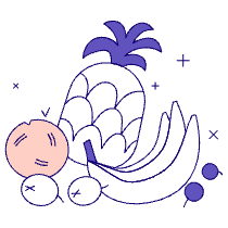 Pineapple Fruits Illustration from Bangalore - Pro Set