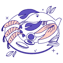 Seafood Illustration from Bangalore - Pro Set