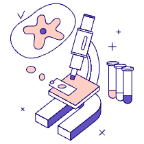 Microscope Illustration from Bangalore - Pro Set