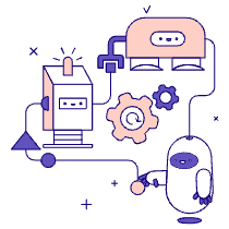 Robot Work Office Team Illustration from Bangalore - Pro Set