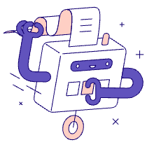 Robot Working Illustration from Bangalore - Pro Set