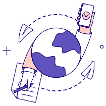 Asynchronous Work Illustration from Bangalore - Pro Set