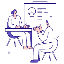 Job Interview Illustration from Bangalore - Pro Set