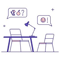 Office Chat Illustration from Bangalore - Pro Set