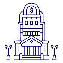 Bank Building 1 Illustration from UX Line Set