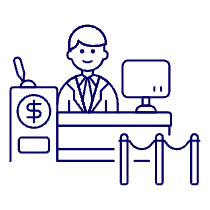Bank Service 1 Illustration from UX Line Set