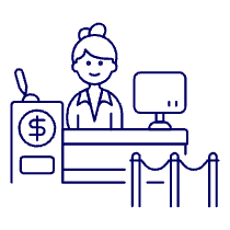 Bank Service 2 Illustration from UX Line Set