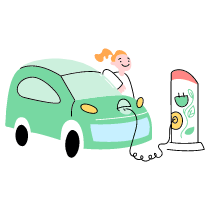 ECO FRIENDLY Illustration from Barcelona Set