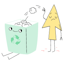 GARBAGE Illustration from Barcelona Set