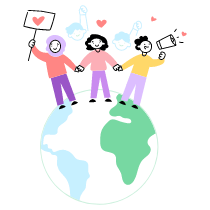 HUMAN RIGHT Illustration from Barcelona Set